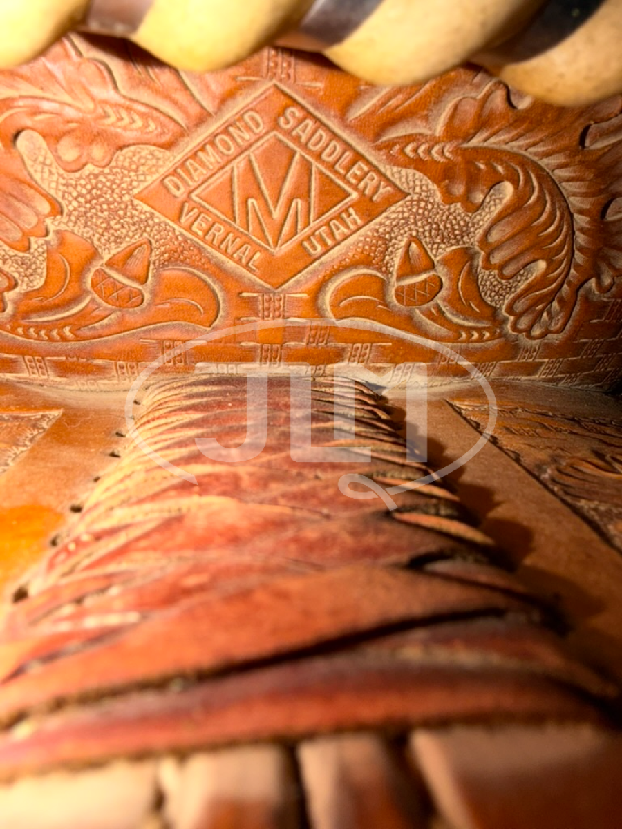 14" Merrill Barrel Saddle by Diamond M Saddlery