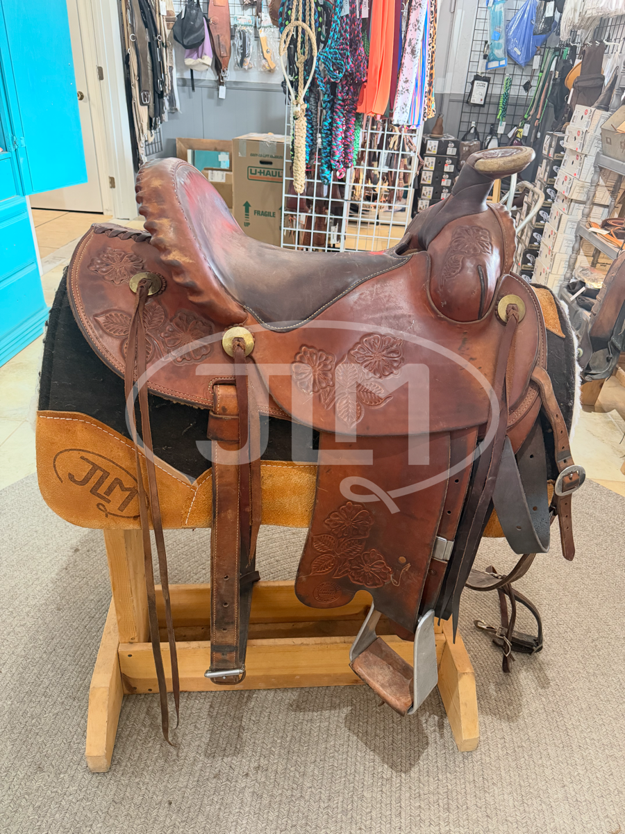 14.5" John Fallis Balanced Ride Ranch Saddle 3448