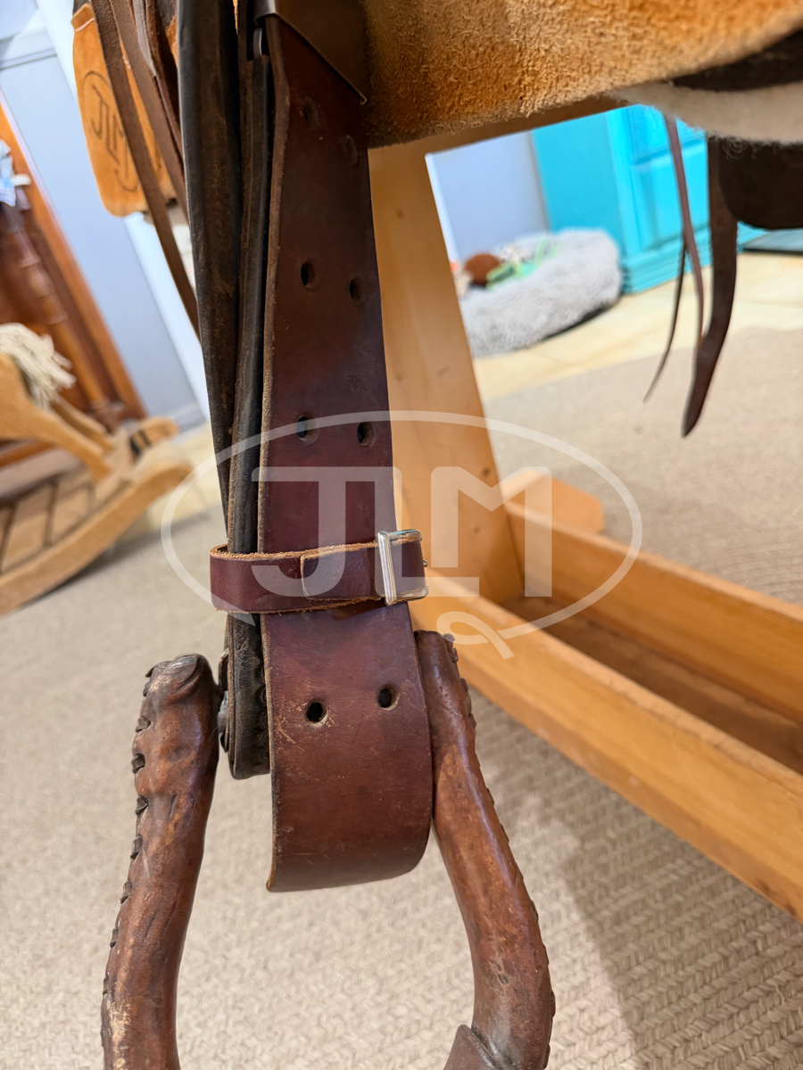 14" Vintage Western Ranch Saddle    S1120