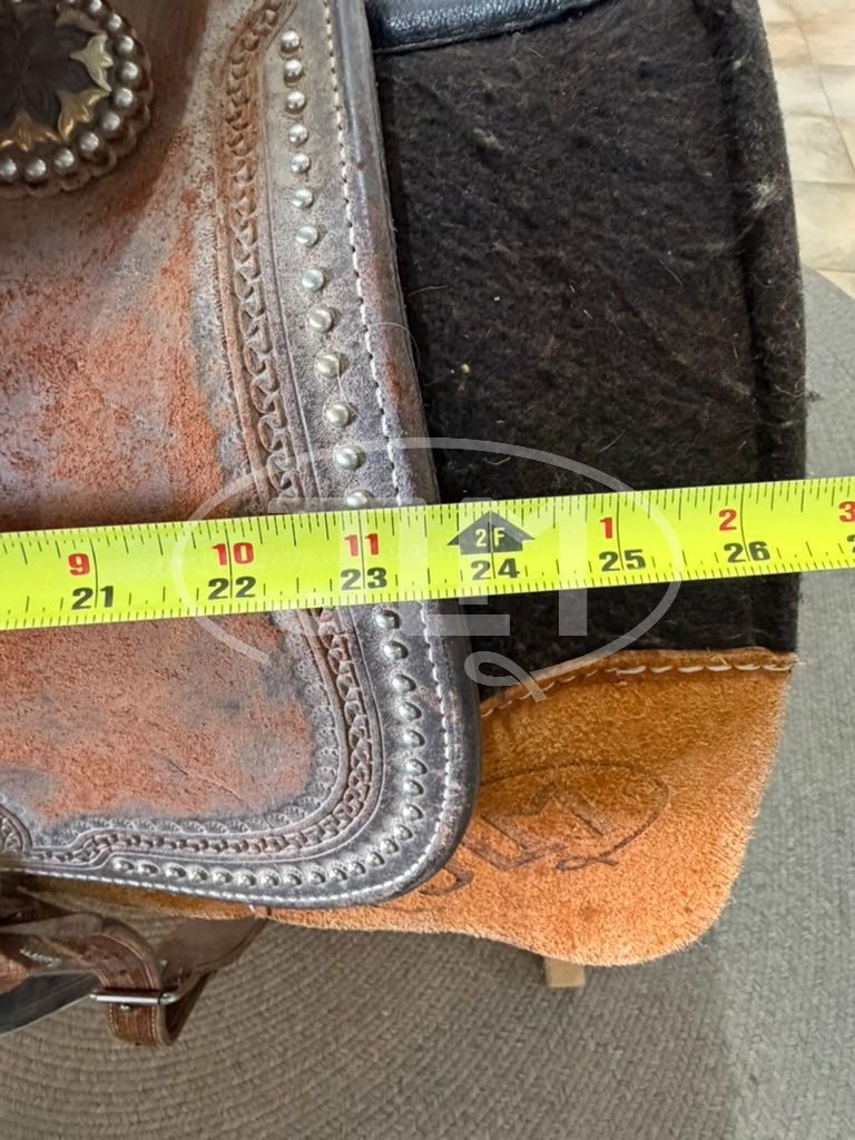 14" Martin Saddlery Crown C Roughout Barrel Saddle