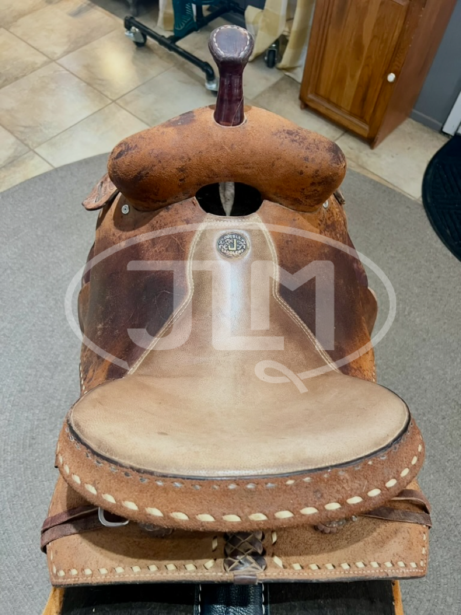 14" X Wide Double J Elite Pro Barrel Saddle