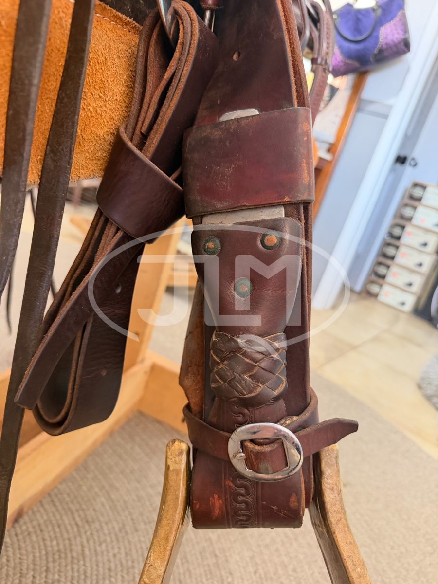 15.5" High Country Cowboy Company Dave Hulbert Custom Ranch Roper Saddle      S1112
