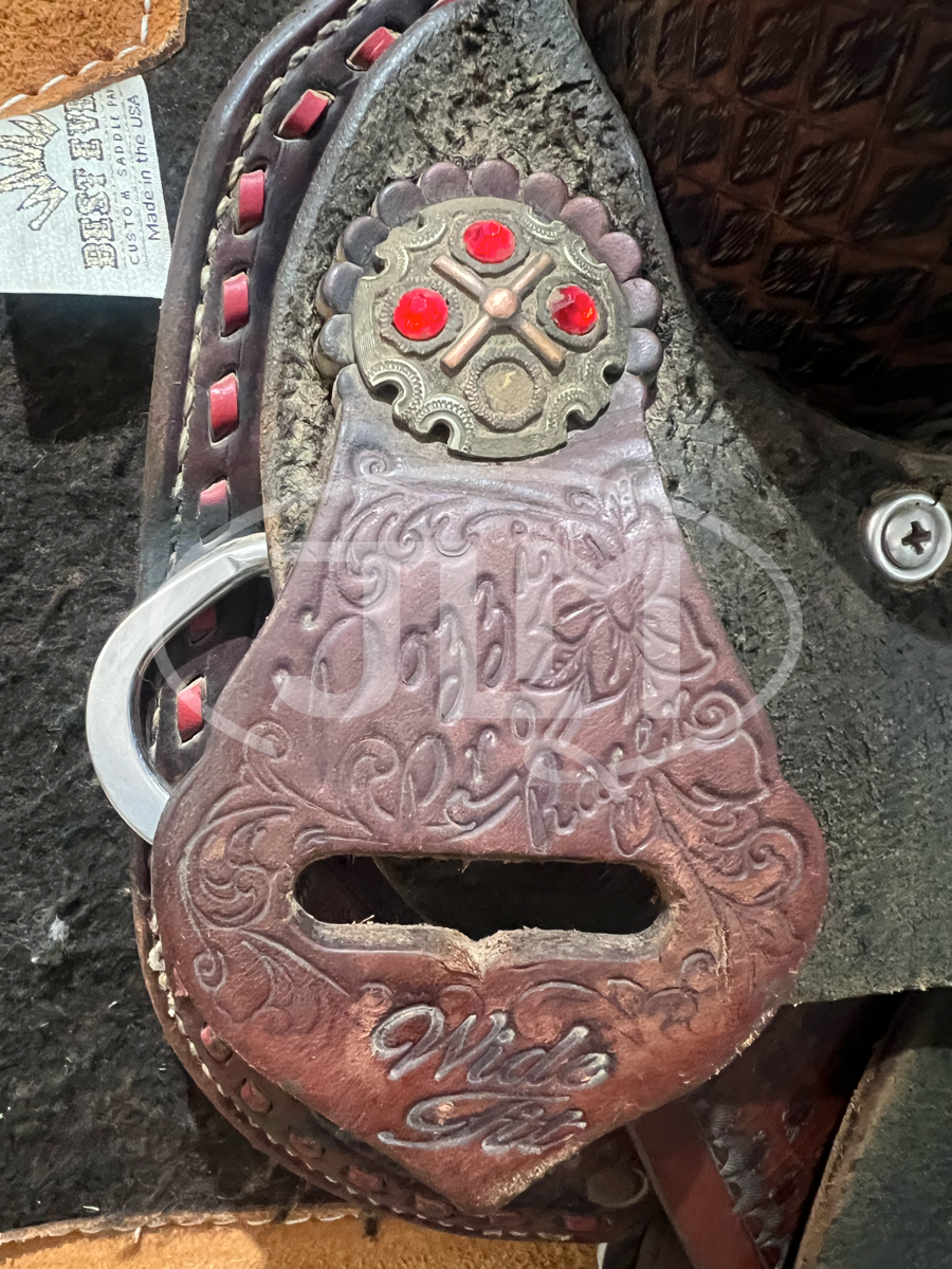 13.5" Wide Double J Pozzi Pro Racer Barrel Saddle