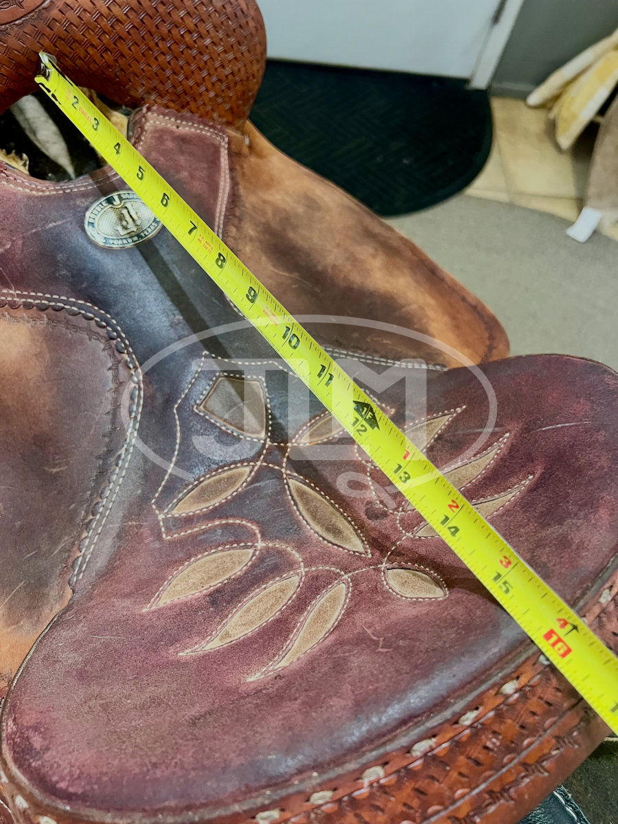 15.5" Double J Saddlery Lynn McKenzie Special Barrel Saddle