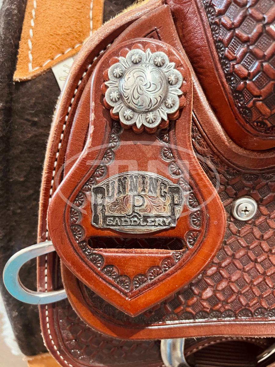 15" Running P Team Roping Saddle