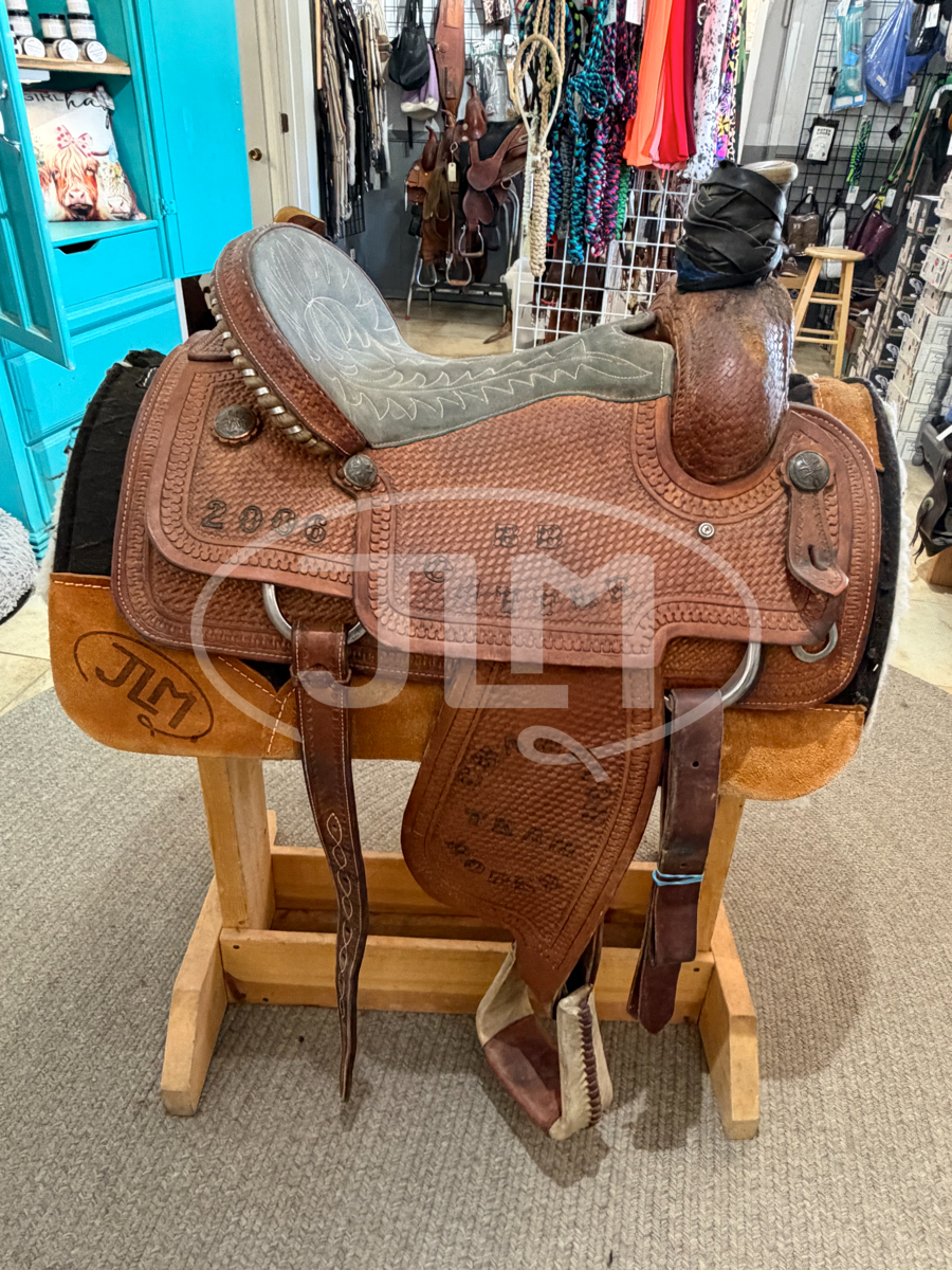 14.5" Corriente Team Roping Saddle    S1121