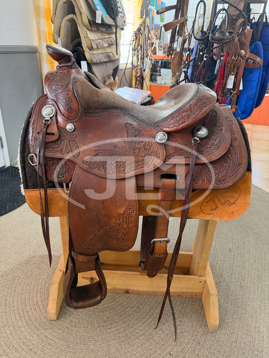 15" Broken Horn Western Saddle     S1113