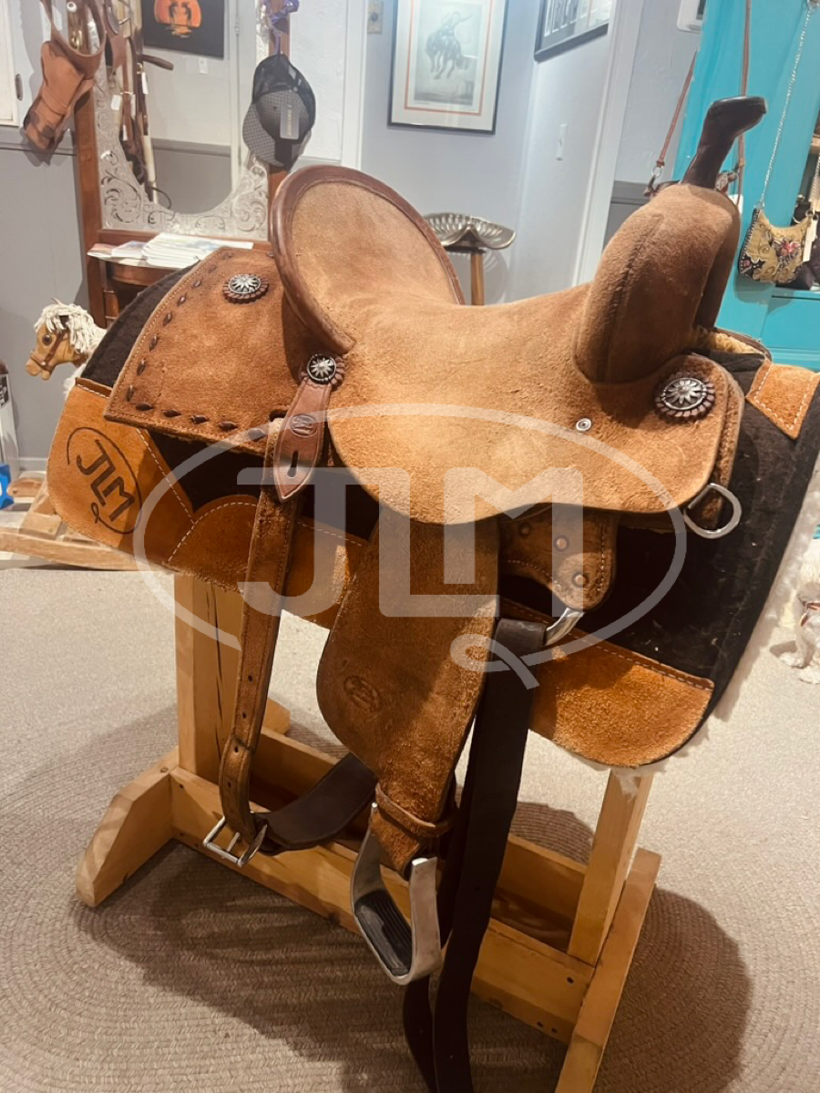 13.5" Dusty Barrett Barrel Saddle