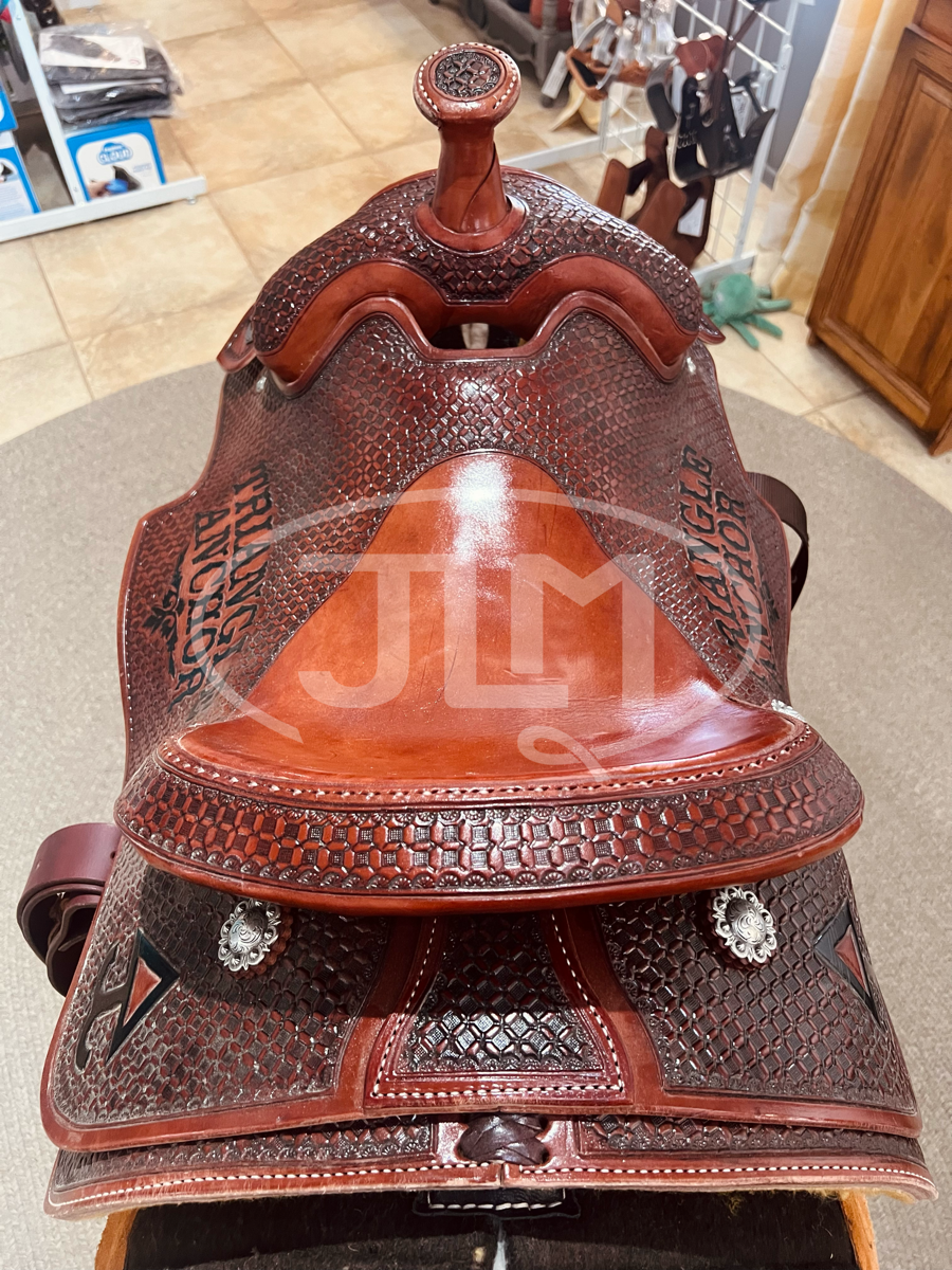 15" Running P Team Roping Saddle