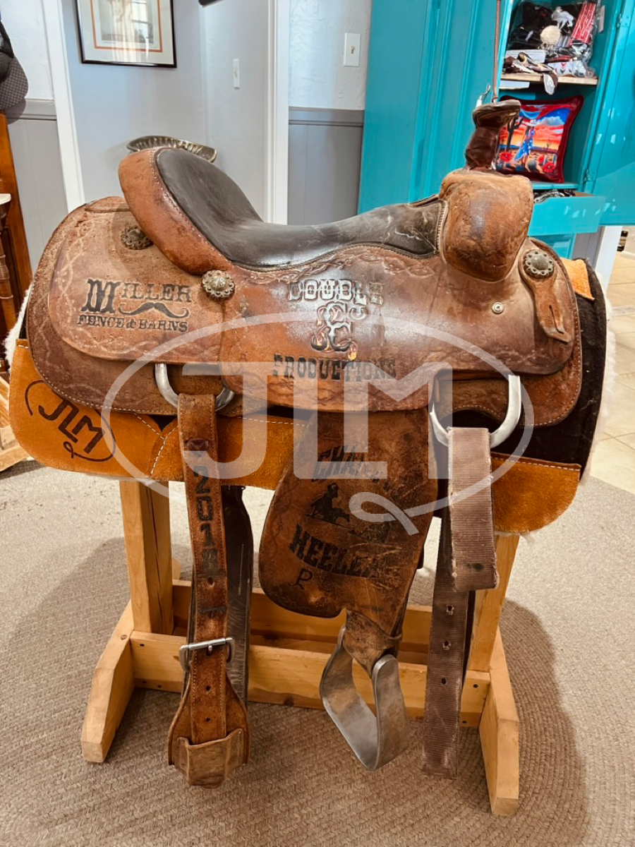 15" Running P Team Roping Saddle