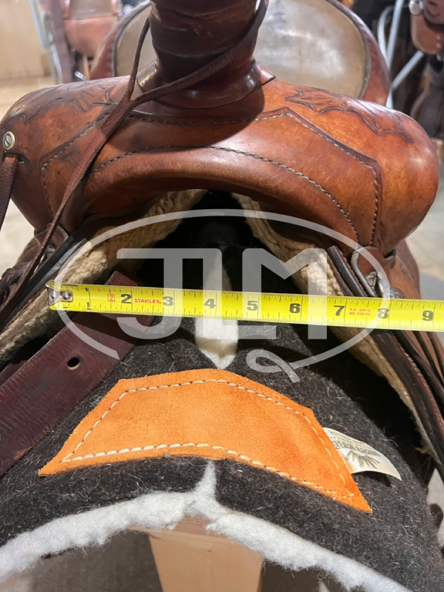 14.5" Fallis Balanced Ride Western Trail Rope Saddle