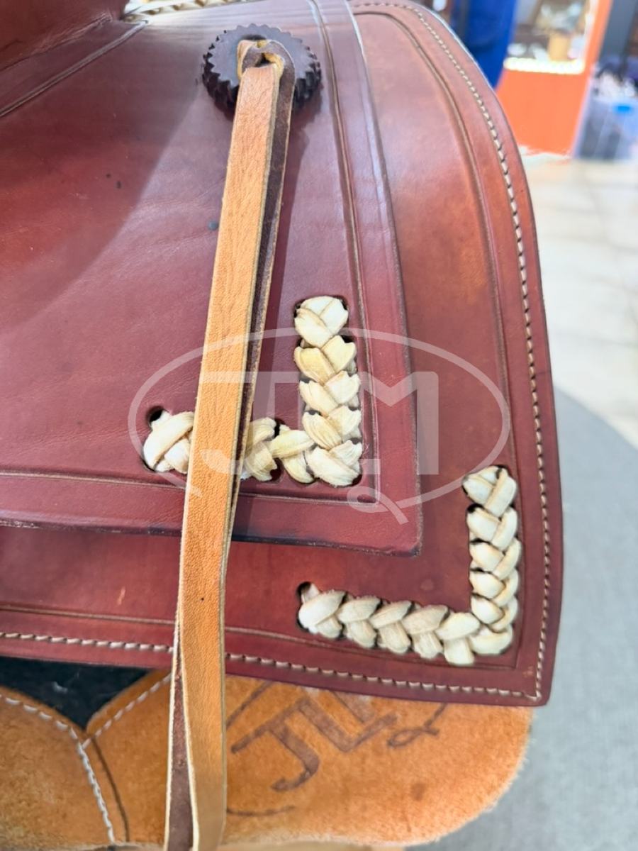 15" JJ Croft Custom Handmade Ranch Saddle