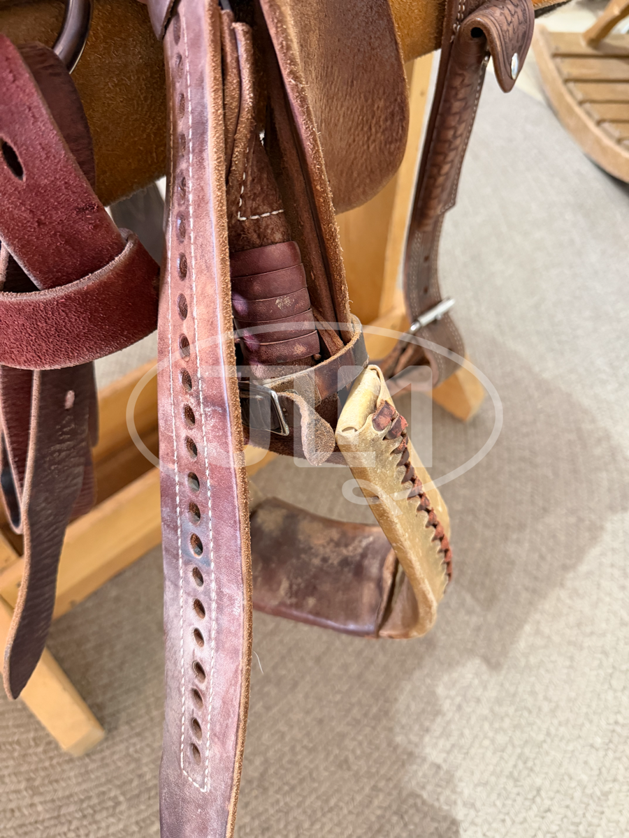 12.5" DHS Team Roping Saddle