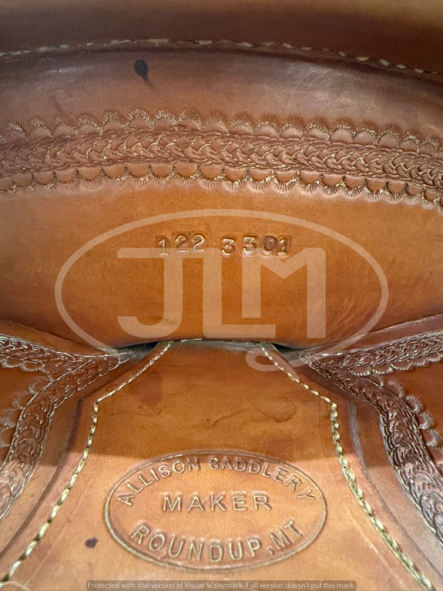 15" Allison Saddlery Ranch Saddle     S1130