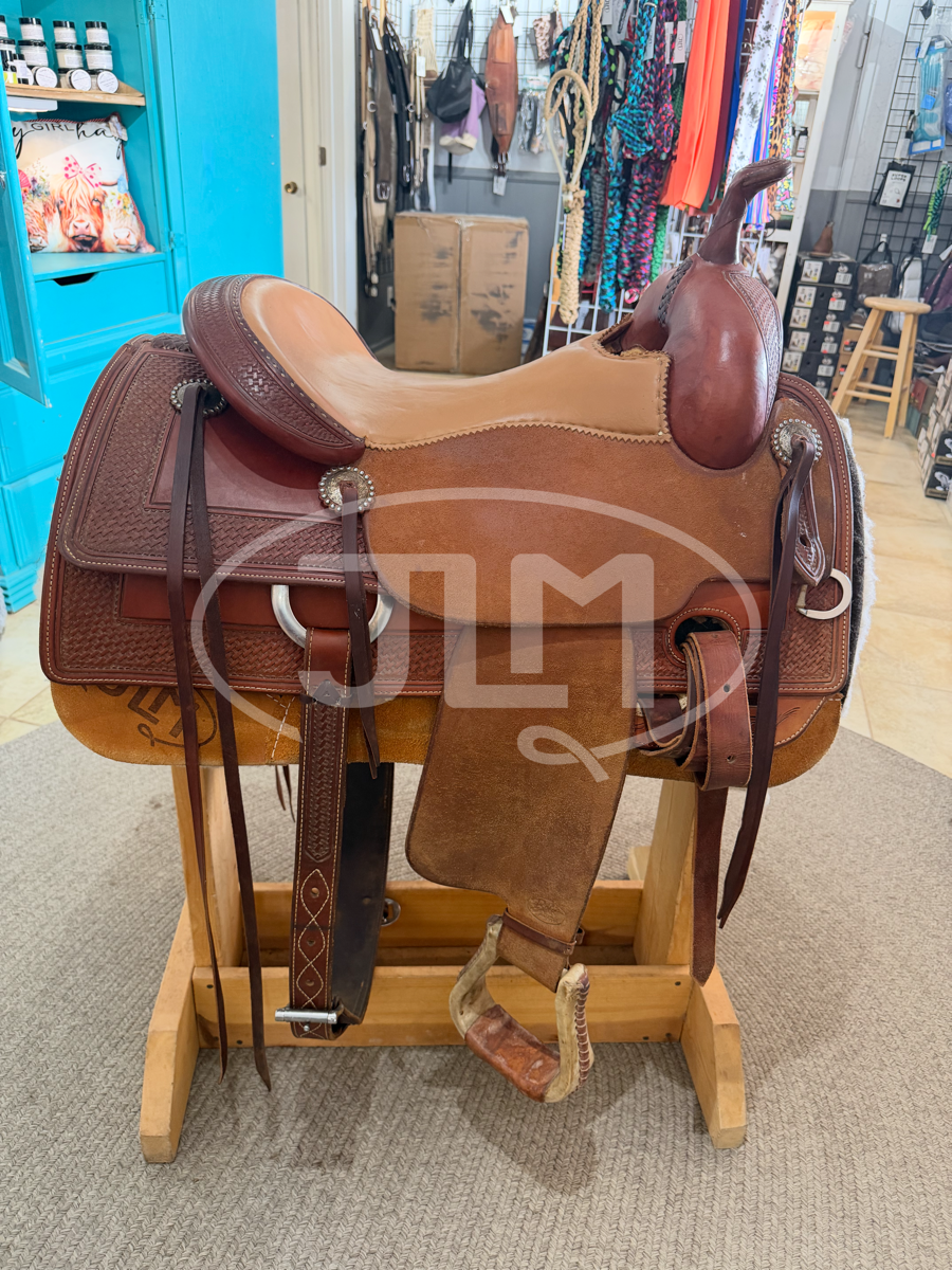 16" Bob's Custom Ted Robinson Cowhorse Saddle