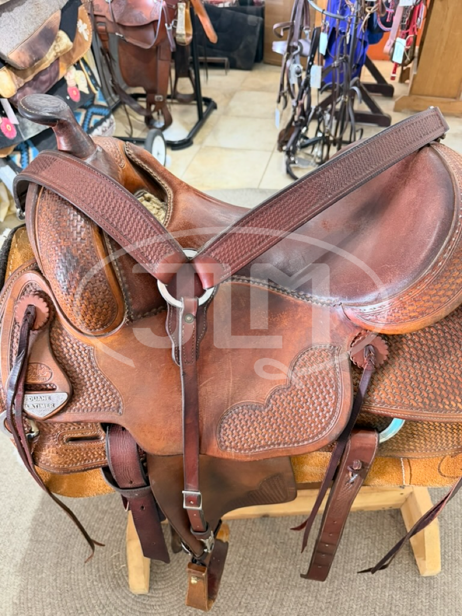 16" Bob's Custom Saddles Duane Latimer Reining Saddle    S1123