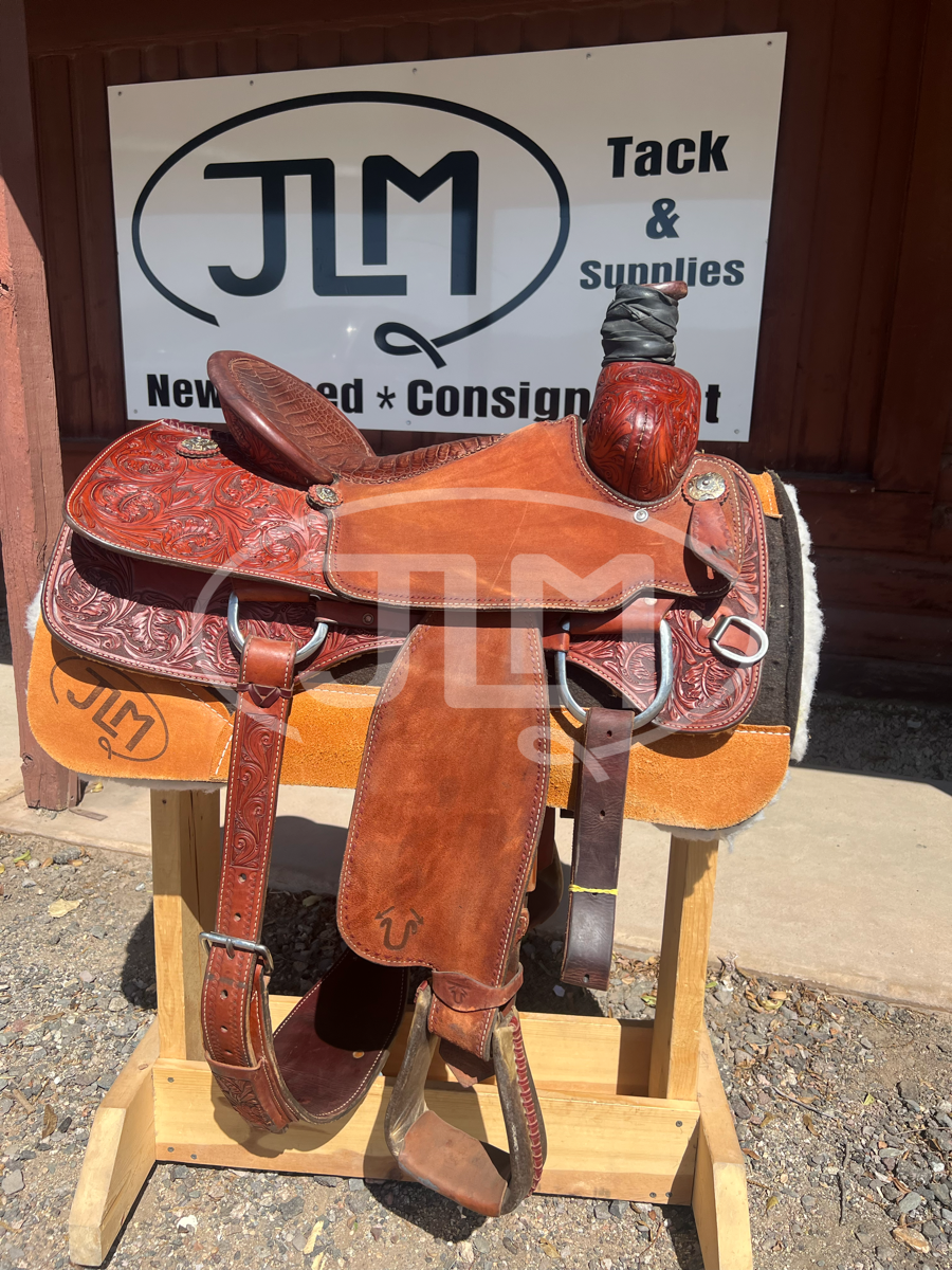 16" Usher Brand Custom Rope Saddle