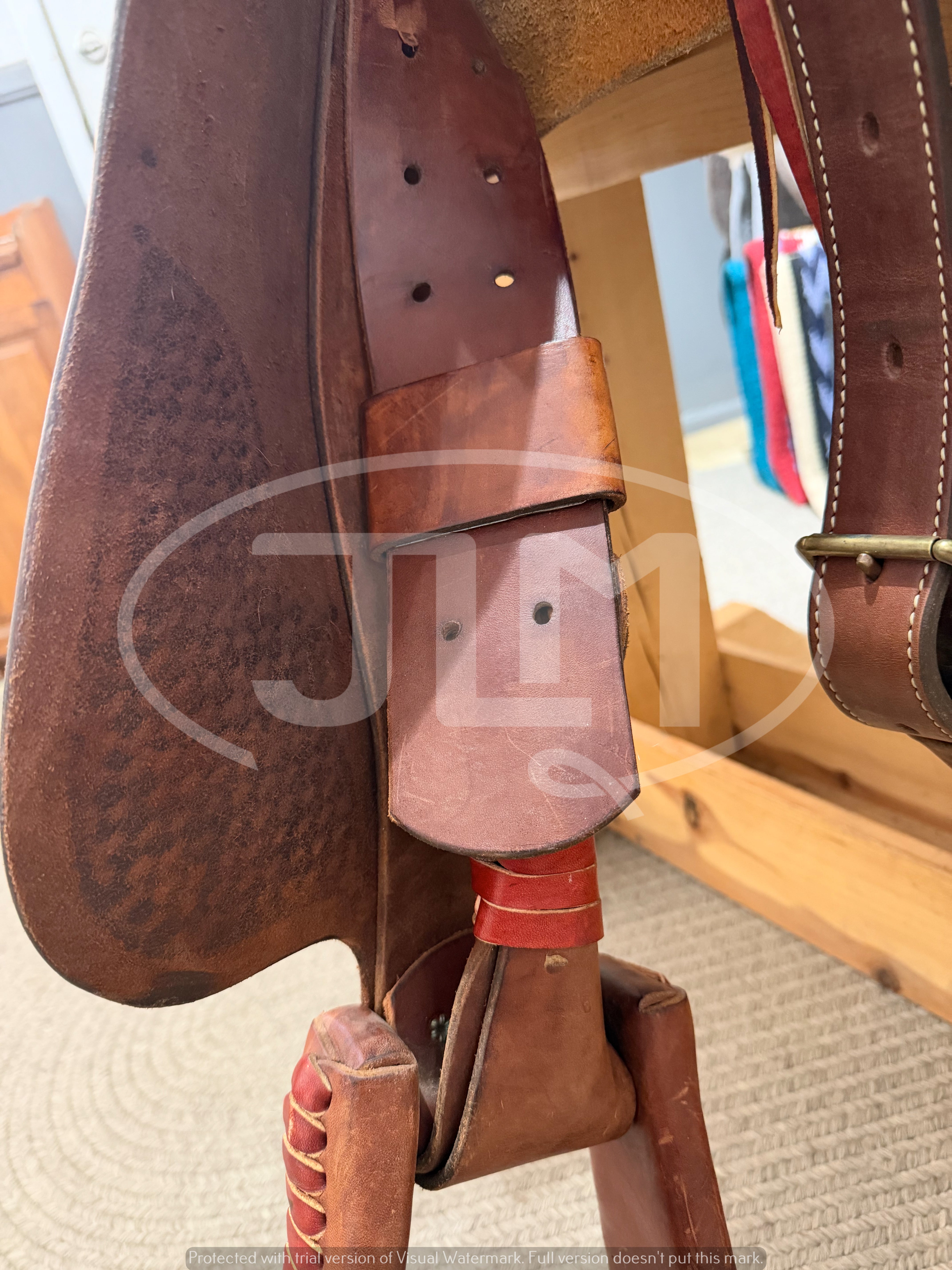 14.5" Ranch Roper Saddle by Tom's Saddle Shop Pinedale WY     S1156