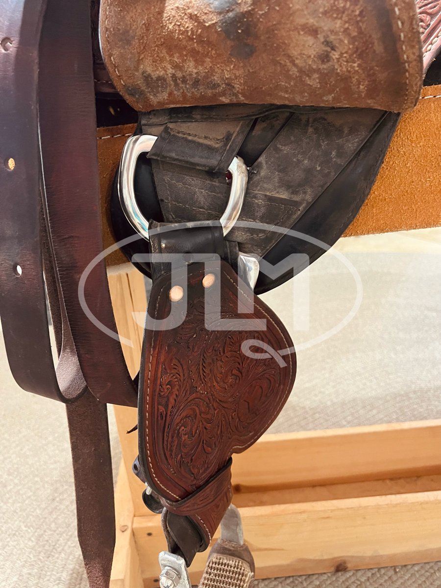 14.5" Wide Circle Y Tammy Fischer Daisy Treeless Barrel Saddle