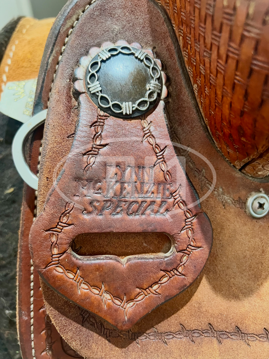 15.5" Double J Saddlery Lynn McKenzie Special Barrel Saddle