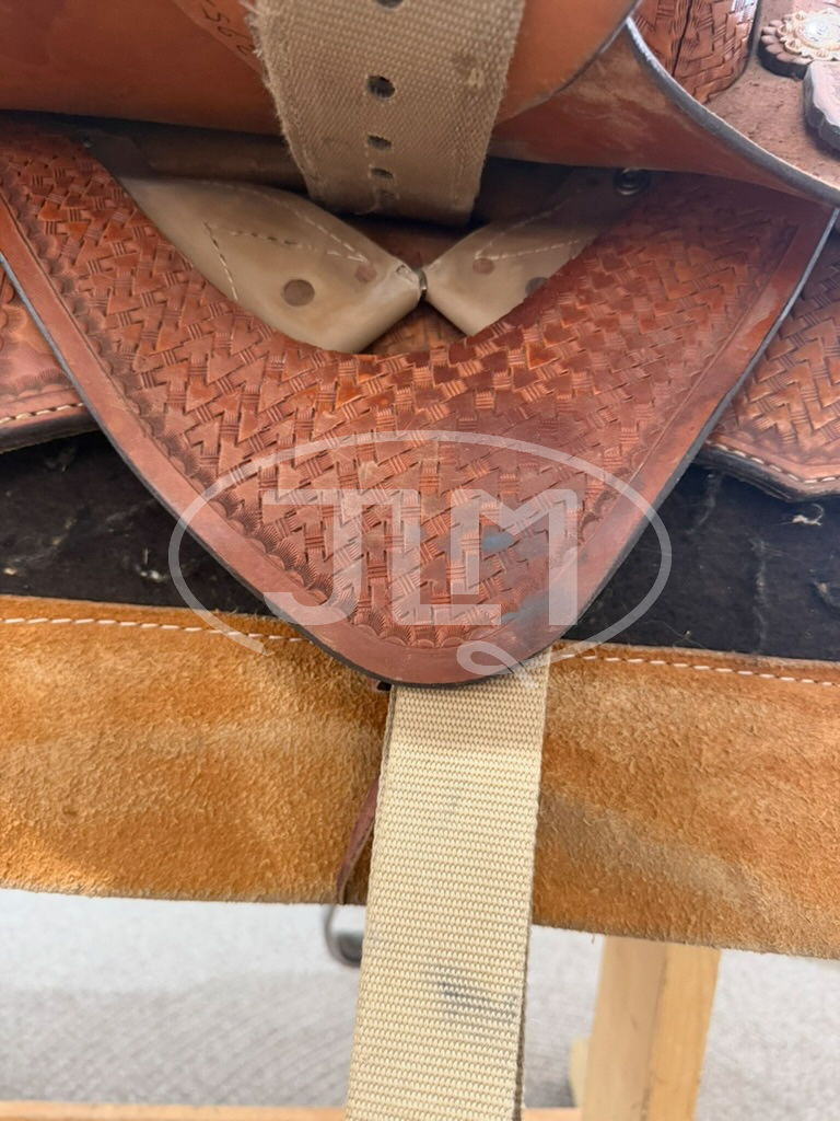 14.5" Double J Lynn McKenzie Nueva Barrel Saddle
