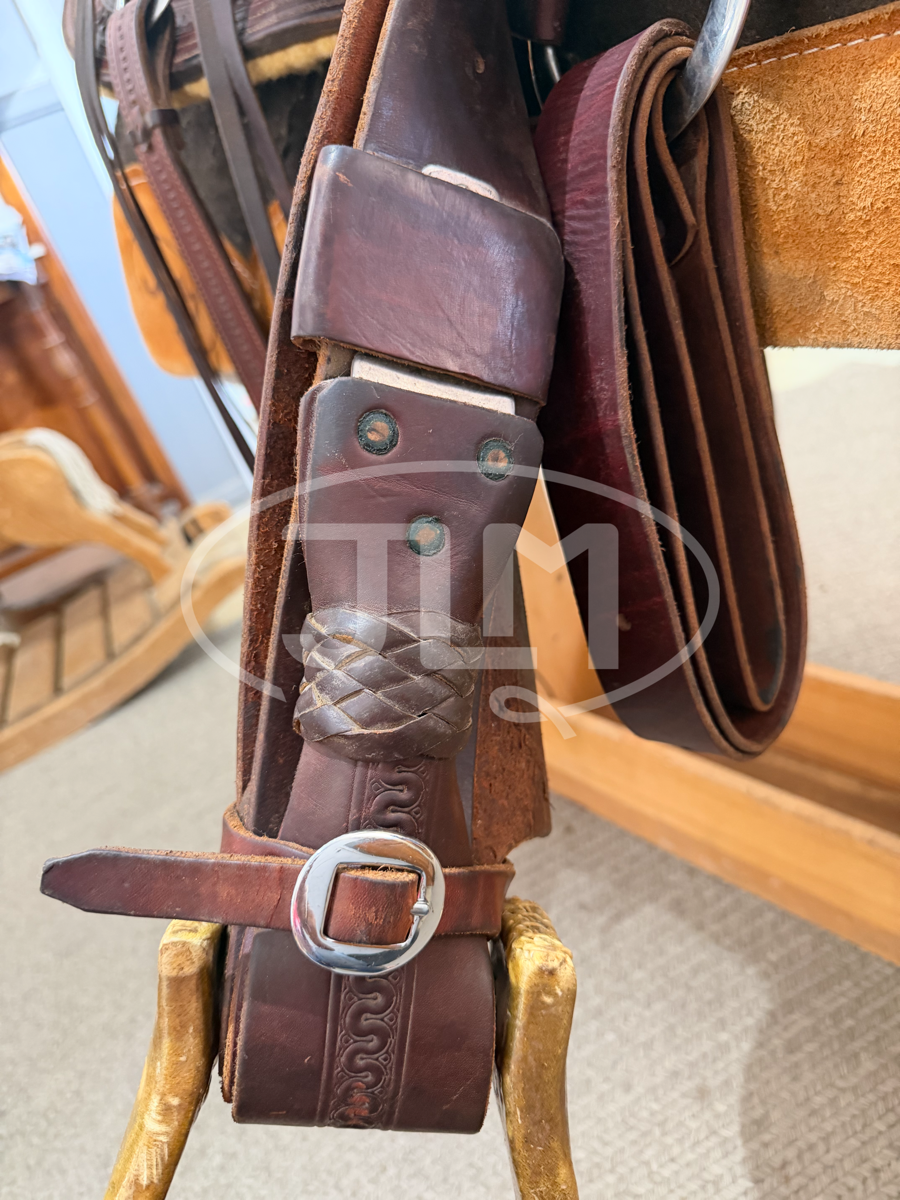 15.5" High Country Cowboy Company Dave Hulbert Custom Ranch Roper Saddle      S1112