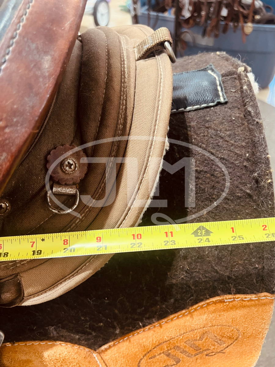 15" Big Horn Center Fire 120 Endurance Trail Saddle