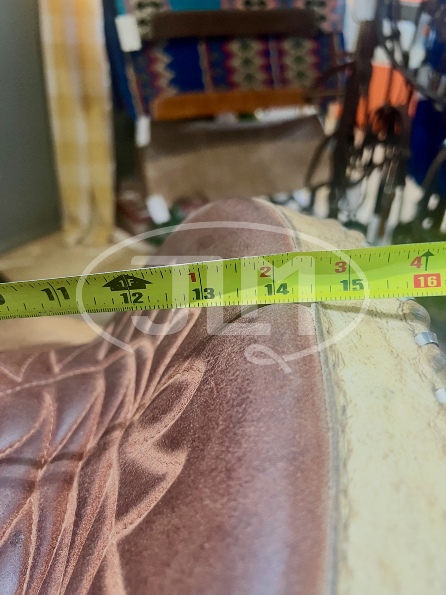 13.5" Courts Saddlery Sharon Camarillo Barrel Saddle