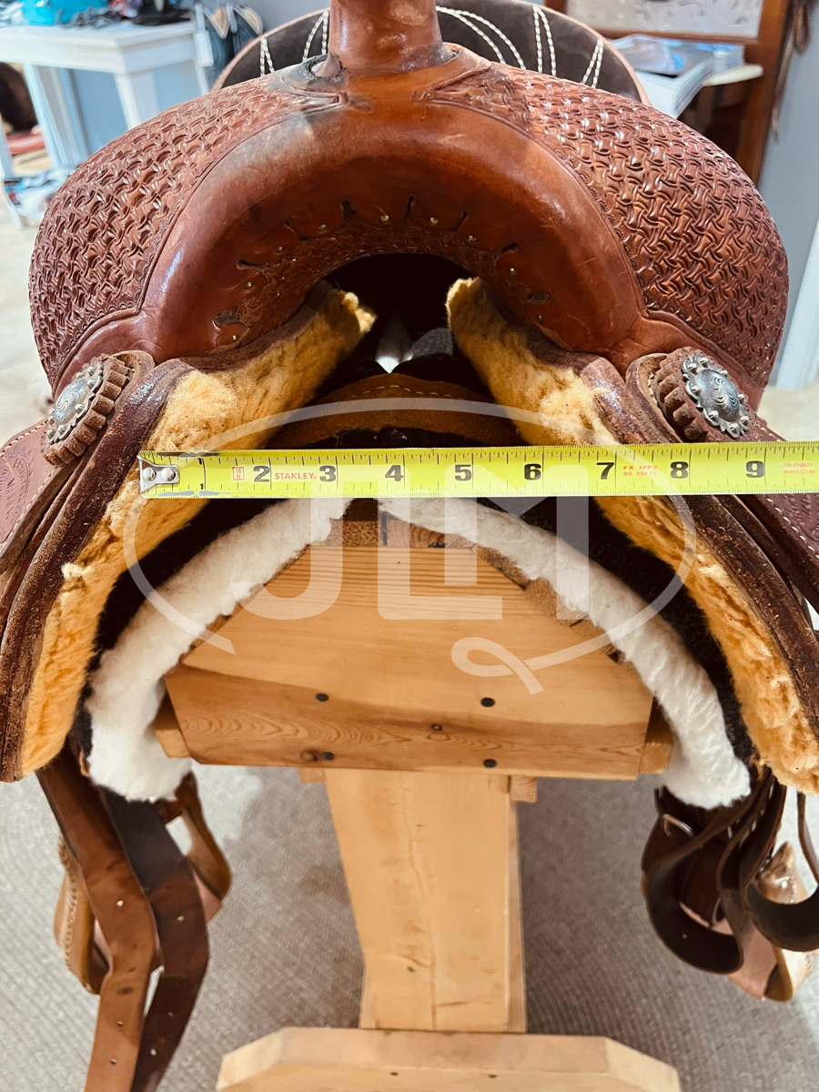 15" Bryan Echelle Custom Team Roping Saddle