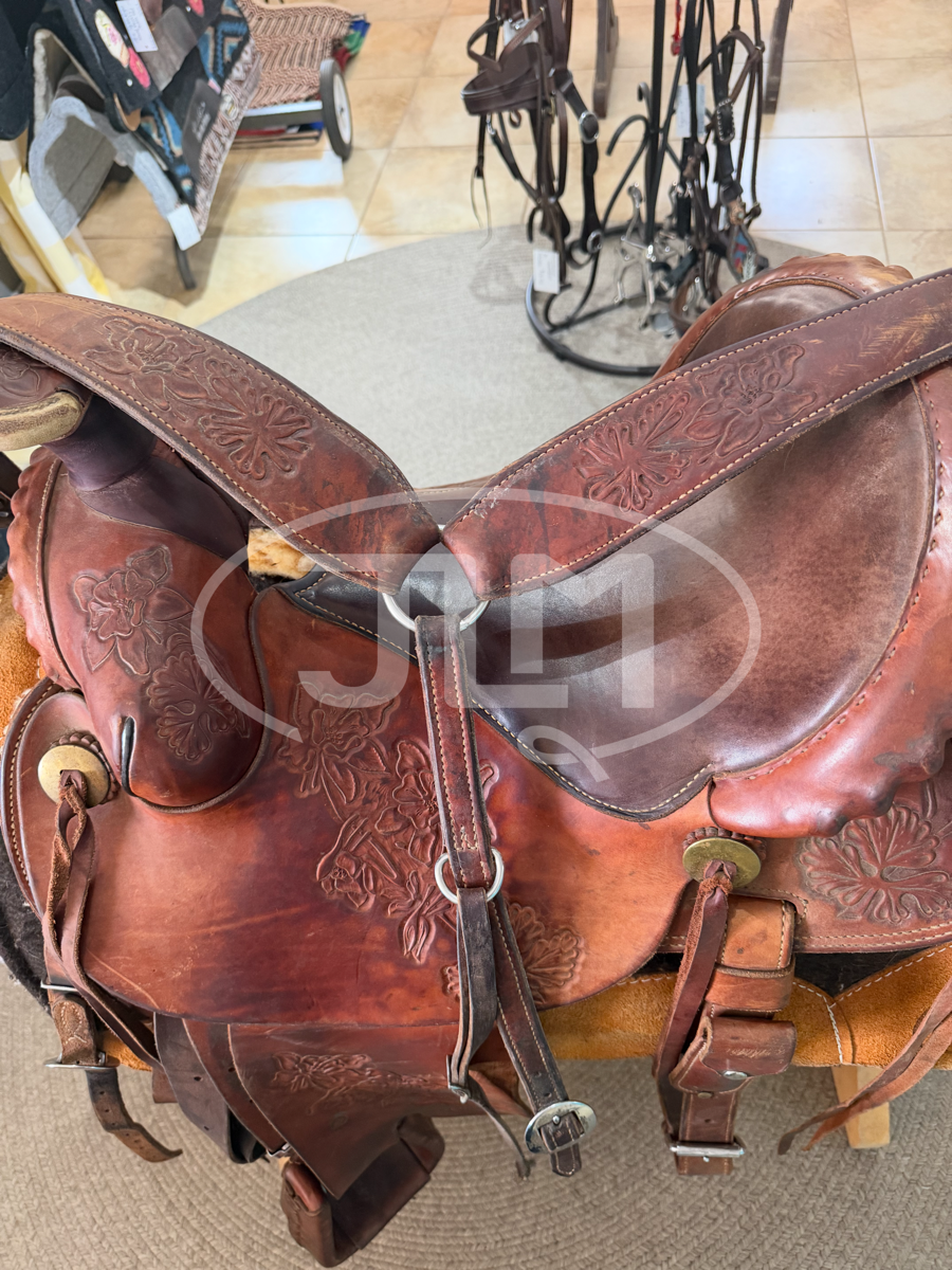 14.5" John Fallis Balanced Ride Ranch Saddle 3447