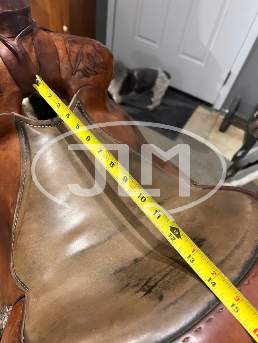14.5" Fallis Balanced Ride Western Trail Rope Saddle