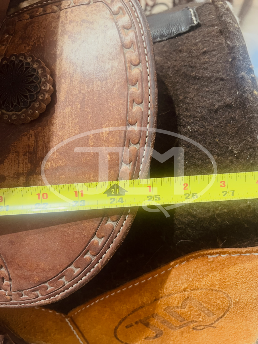 13.5" Burns Saddlery 20 MD Barrel Saddle