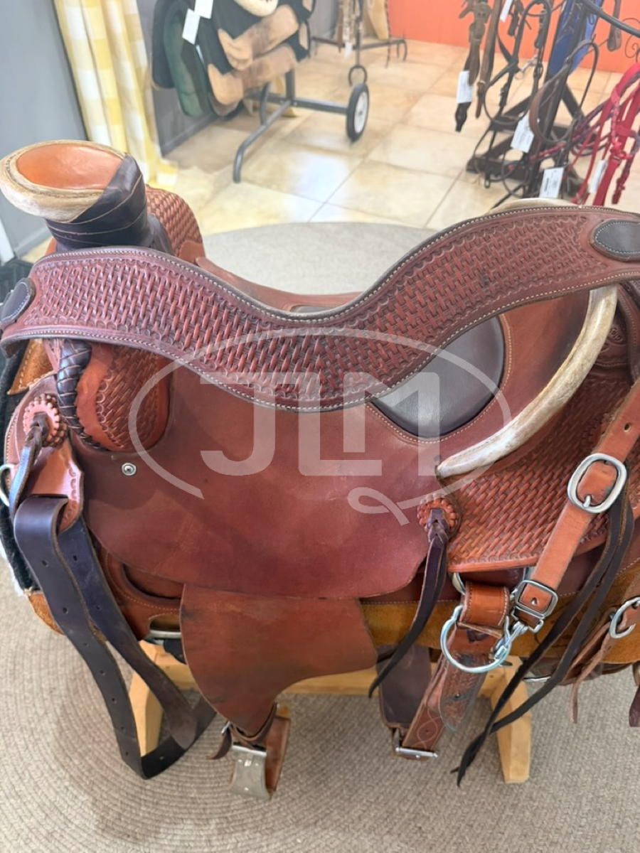 16" Clay Sharp Custom Mule Saddle and Britchen