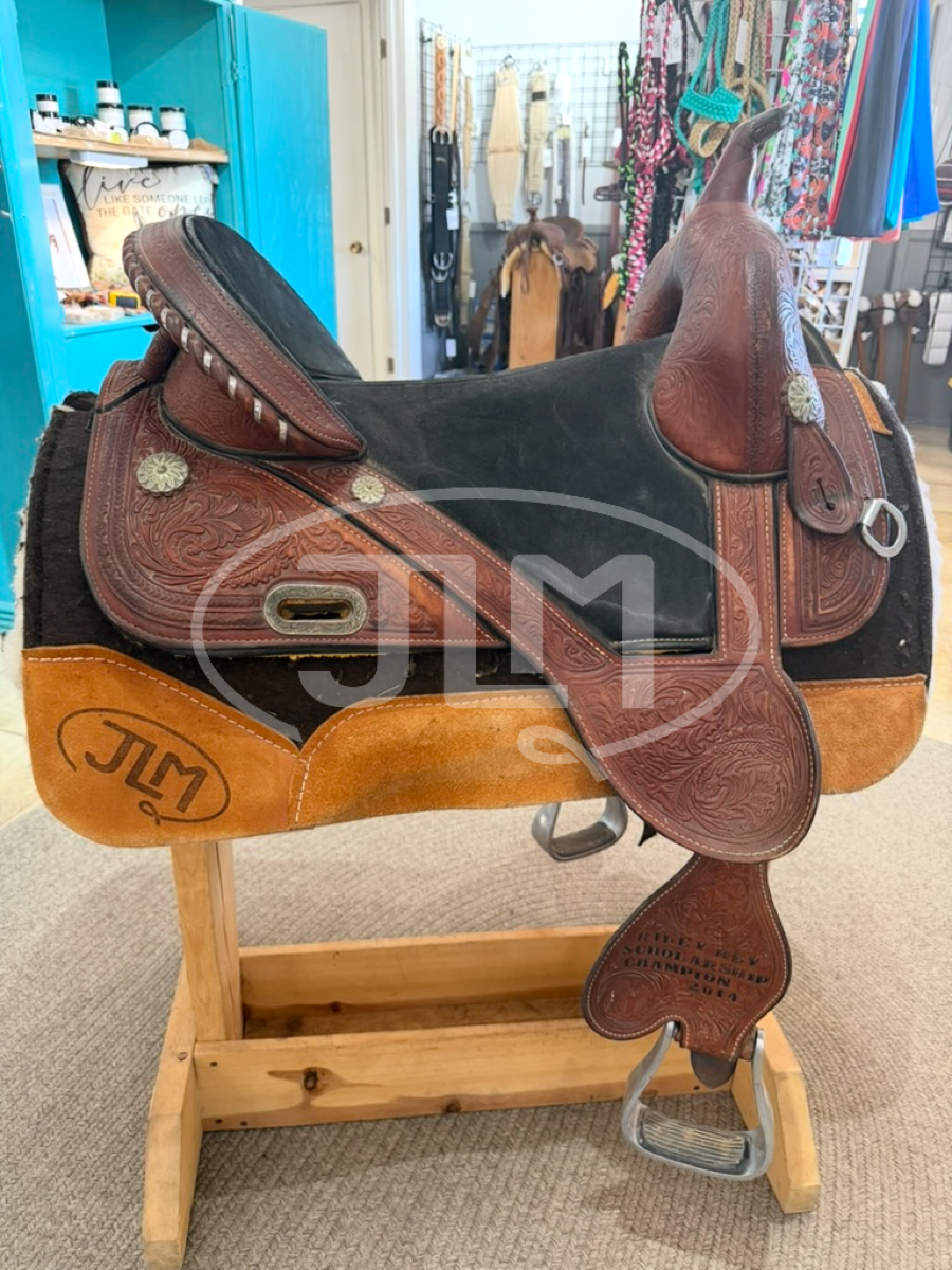 16" Circle Y Tammy Fischer Treeless Barrel Saddle