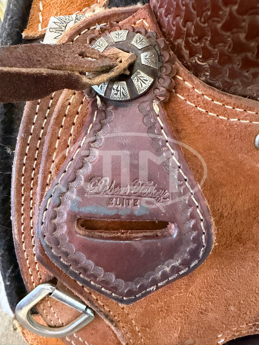 15" Robert Teskey Elite Strip Down Ranch Team Roper Saddle    S1119