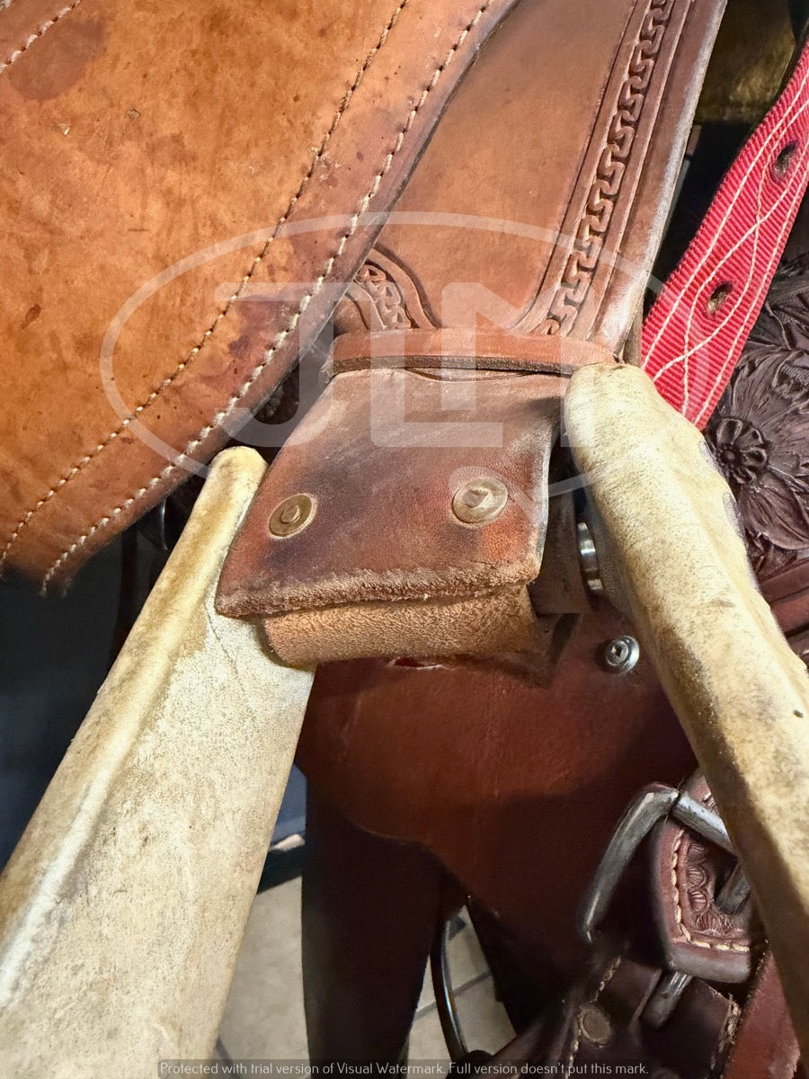 14" Corriente Team Roping Saddle      S1159