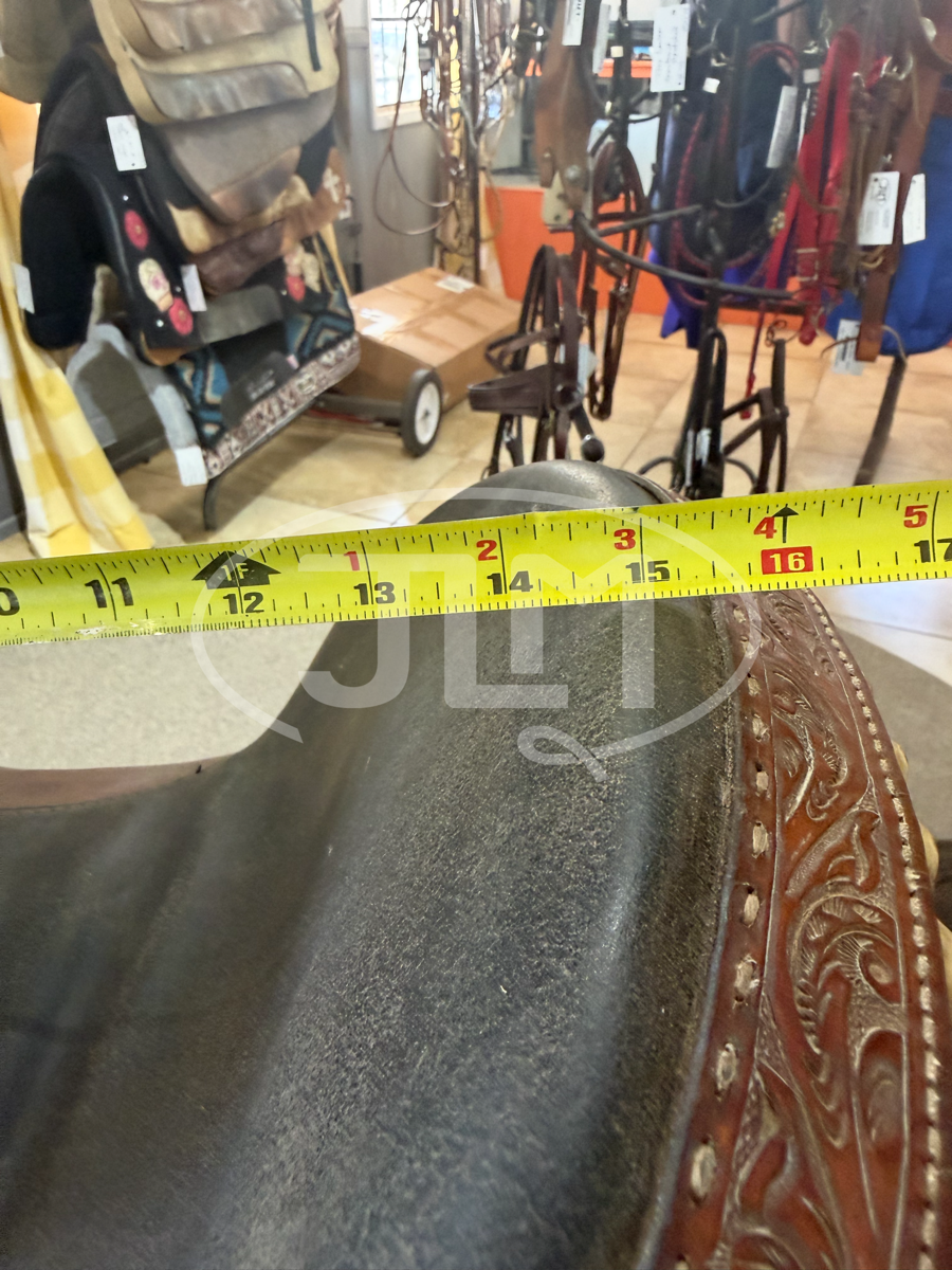 15" Circle Y Kelly Kaminski Shooting Star Barrel Saddle