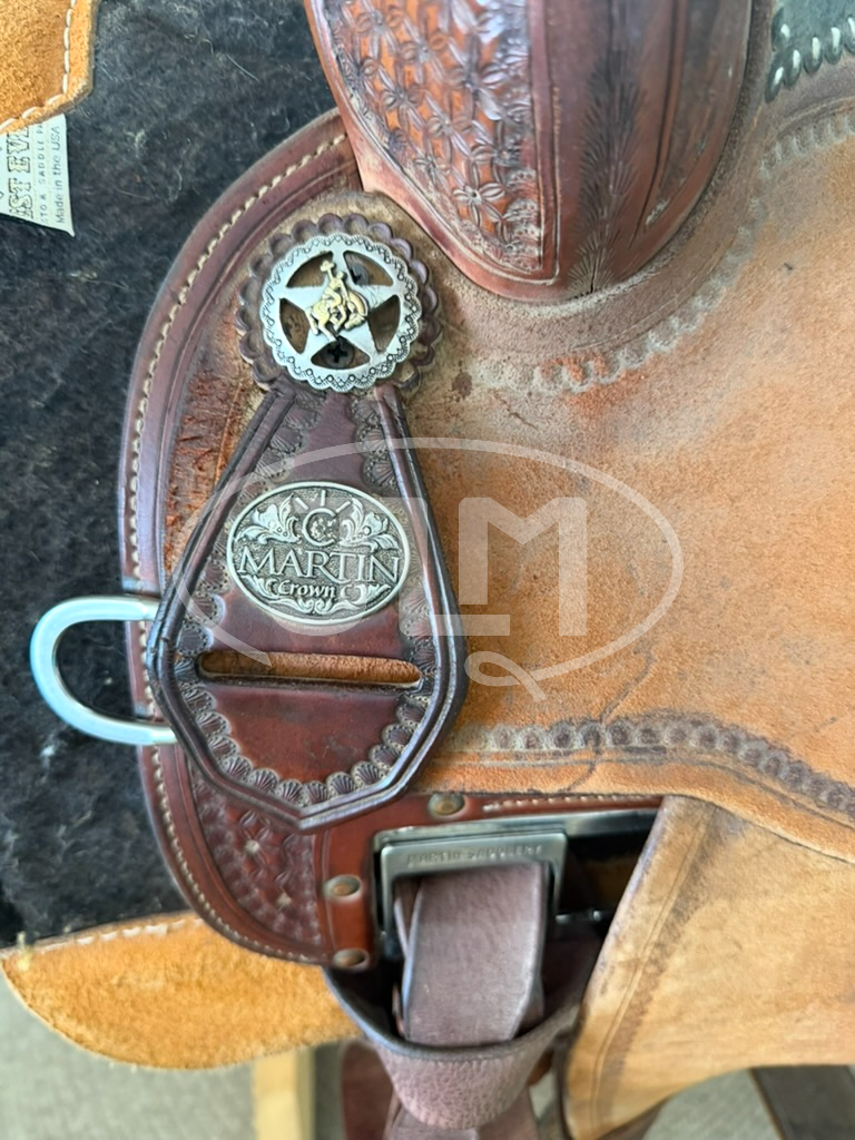 14" Martin Saddlery Crown C Barrel Saddle