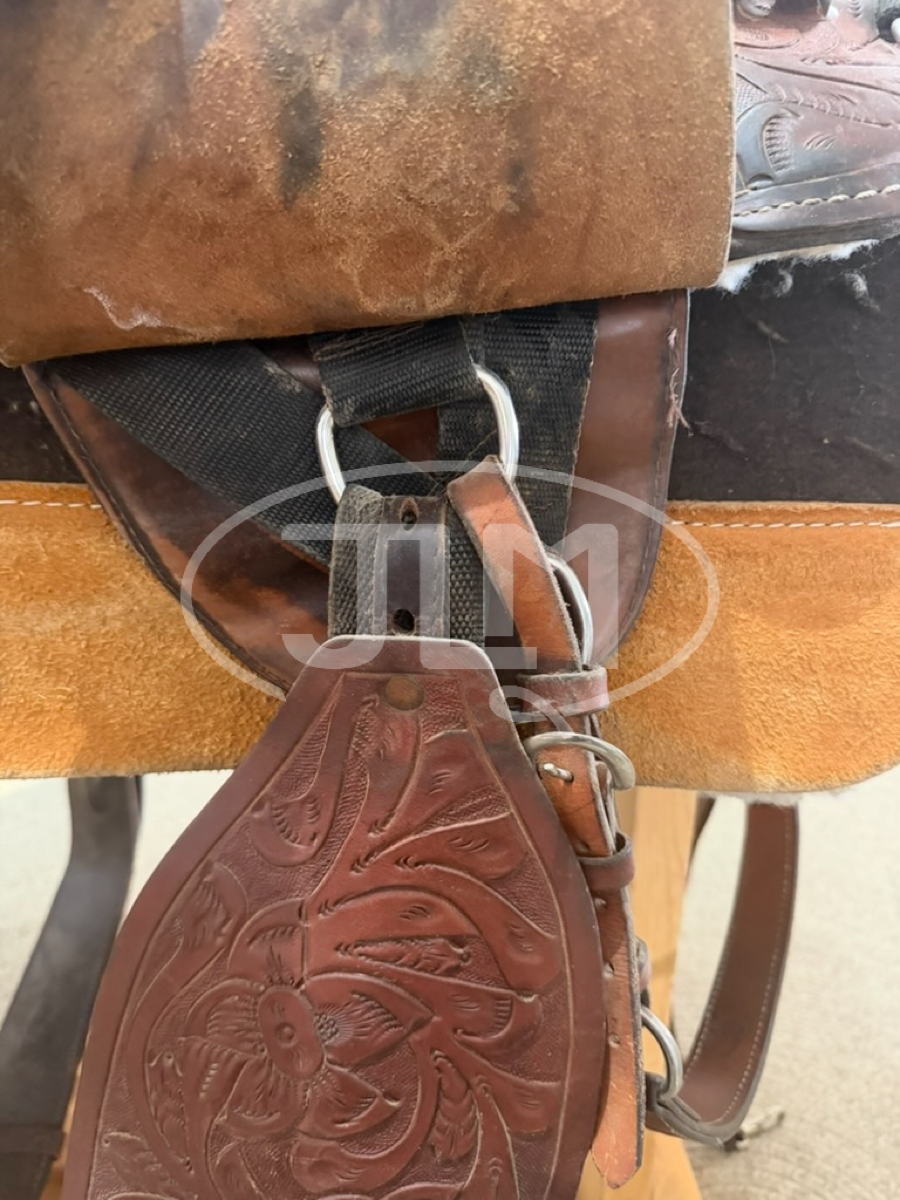 16" Bob Marshall Sports Saddle Debra Sibley Treeless Barrel Saddle