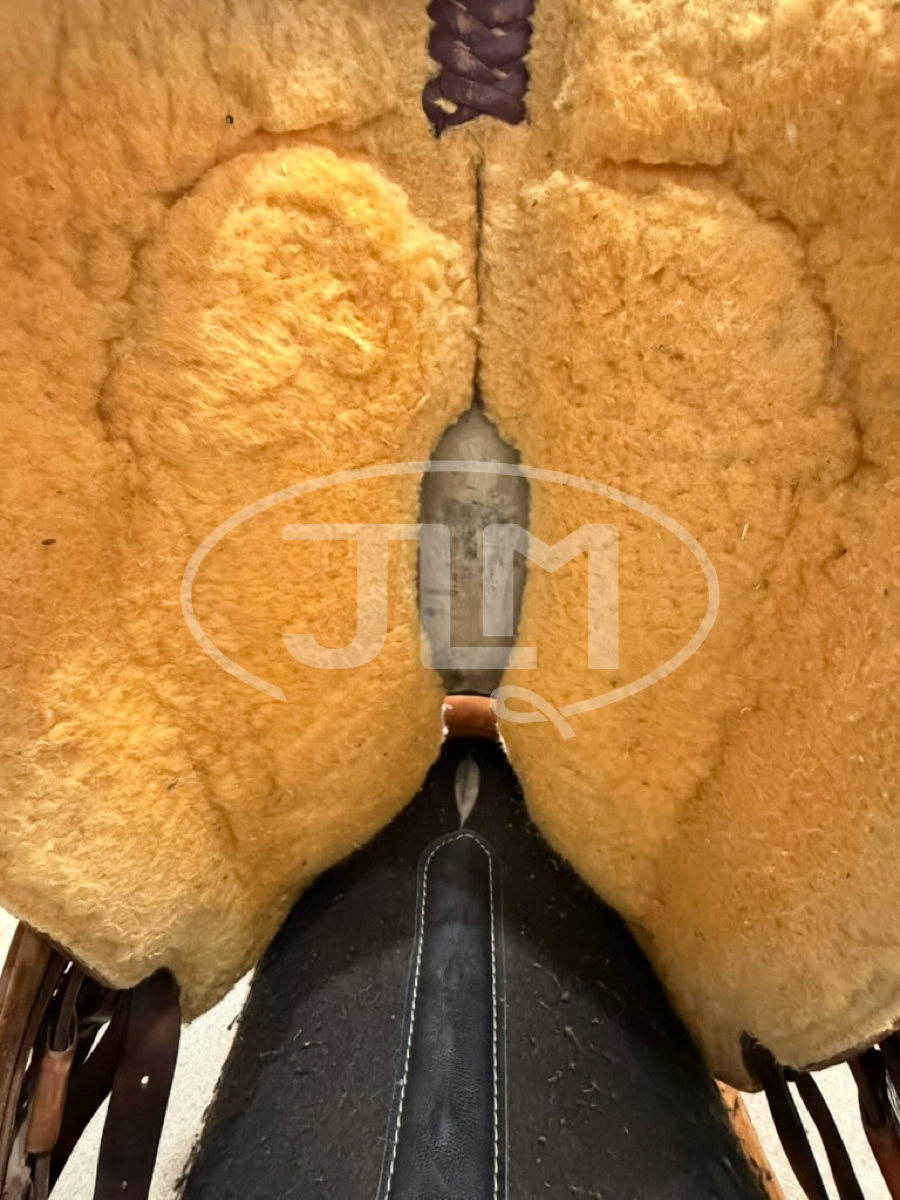 15" Genuine Billy Cook Maker Team Roping Saddle