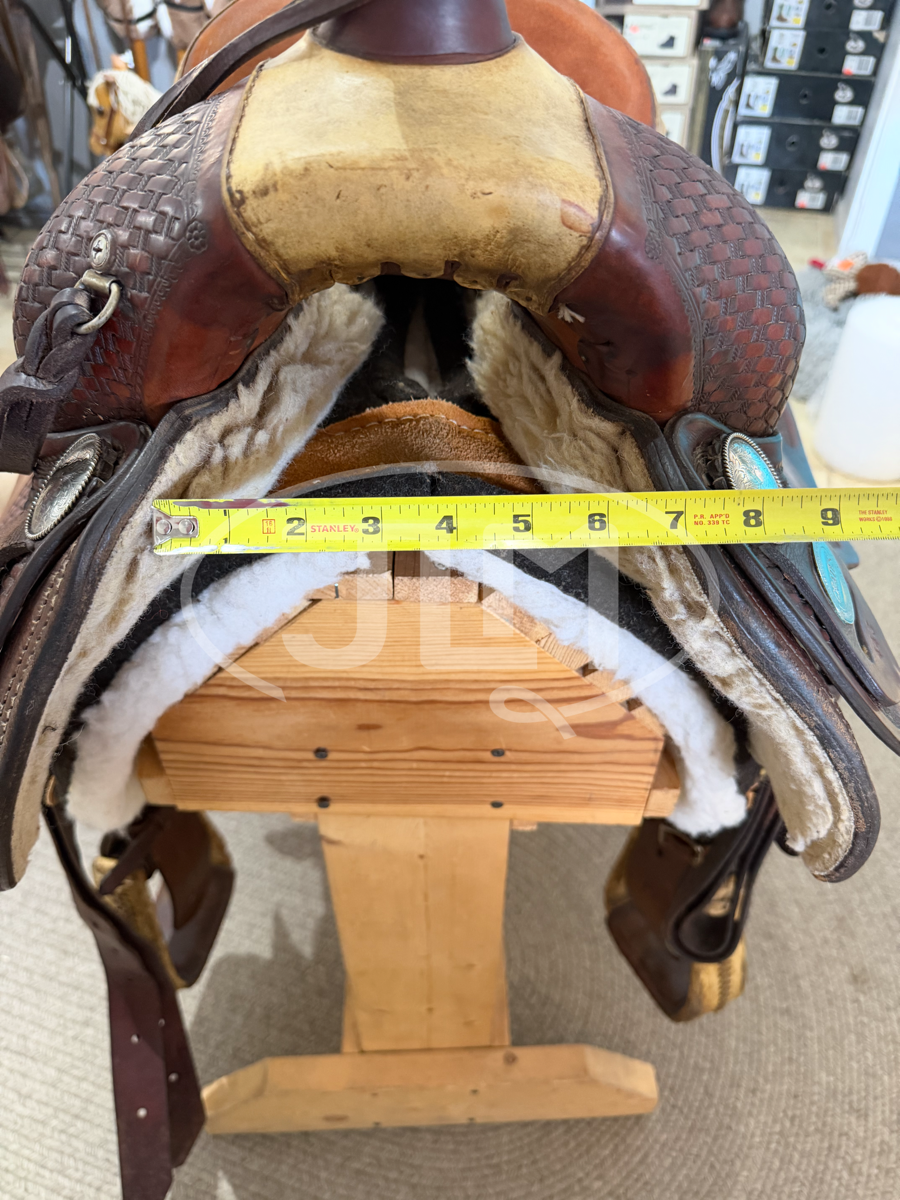 15" Crates Saddlery Team Roping Saddle      S1111