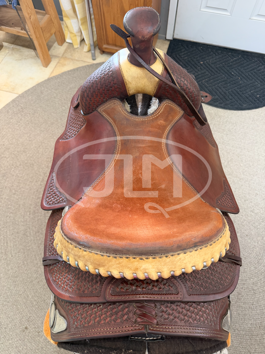 15" Crates Saddlery Team Roping Saddle      S1111