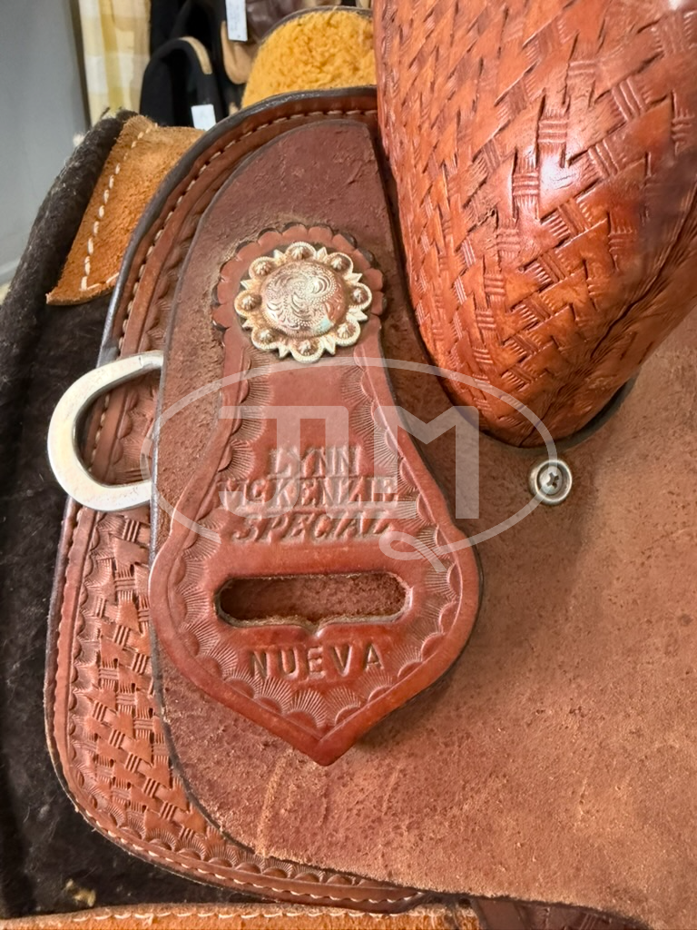 14.5" Double J Lynn McKenzie Nueva Barrel Saddle