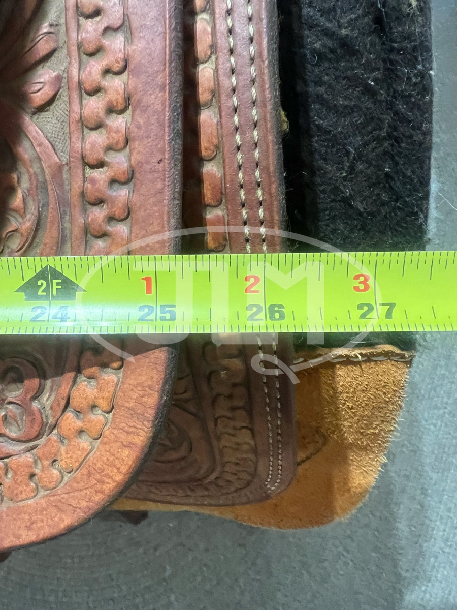 15.5" Corriente Team Roping Saddle