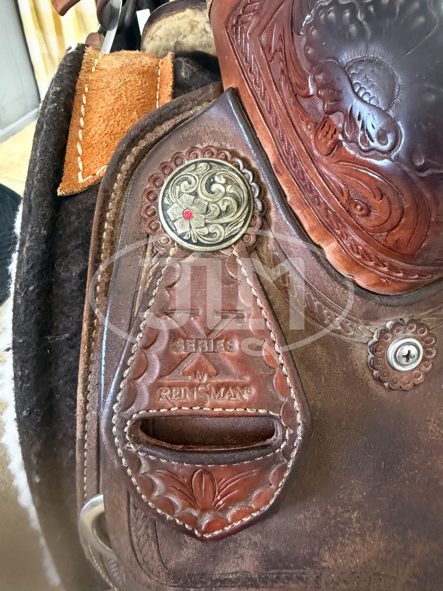 14.5" Reinsman X Series Team Roping Saddle