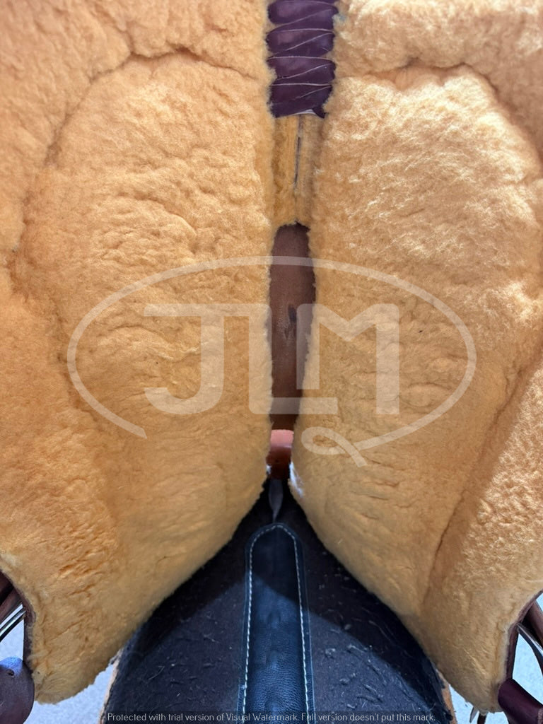 15.5" Reining Saddle by Riata Saddles Wickenburg AZ      S1158