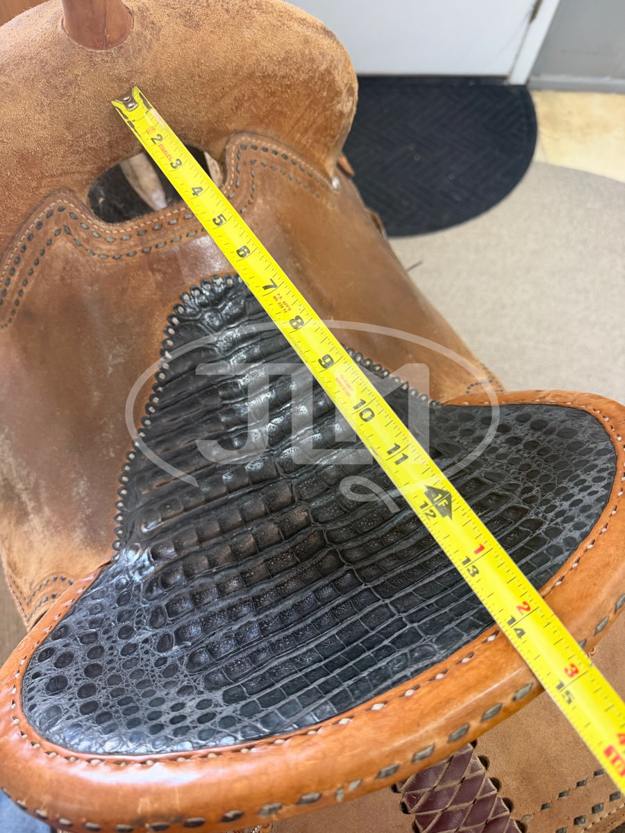 14" Usher Branded Barrel Saddle
