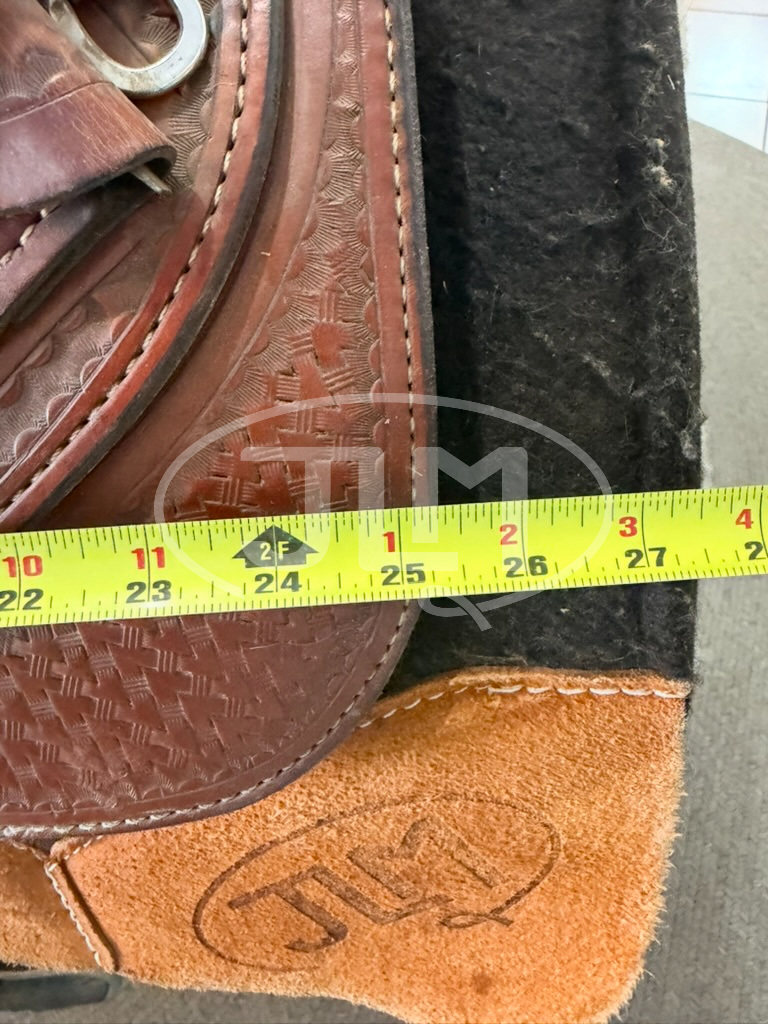 14.5" Double J Lynn McKenzie Nueva Barrel Saddle