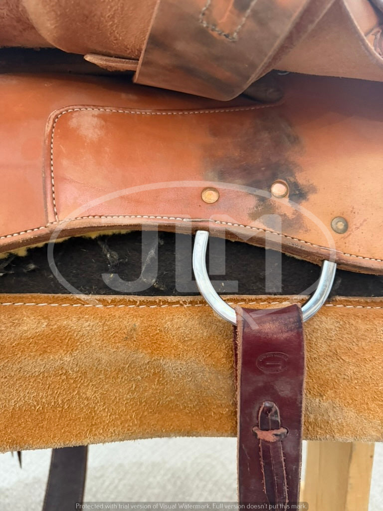 15.5" Reining Saddle by Riata Saddles Wickenburg AZ      S1158