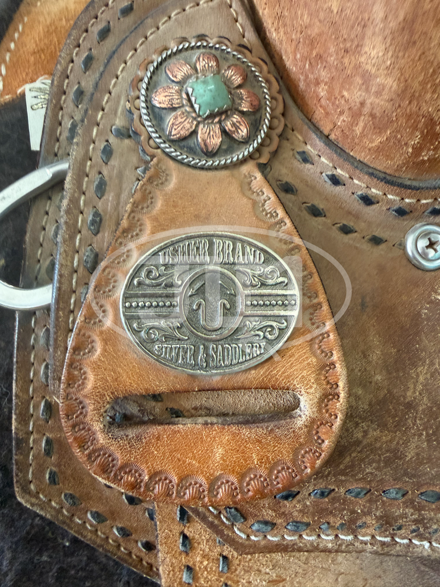 14" Usher Branded Barrel Saddle